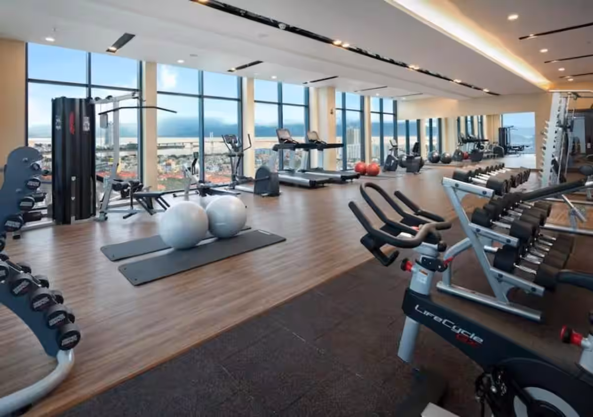 Luxury Apartment Building Gym